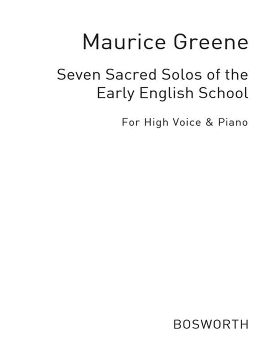 Greene 7 Sacred Solos High Vce/Pno(Arc)