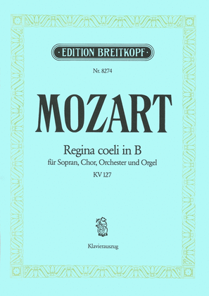 Book cover for Regina coeli in Bb major K. 127