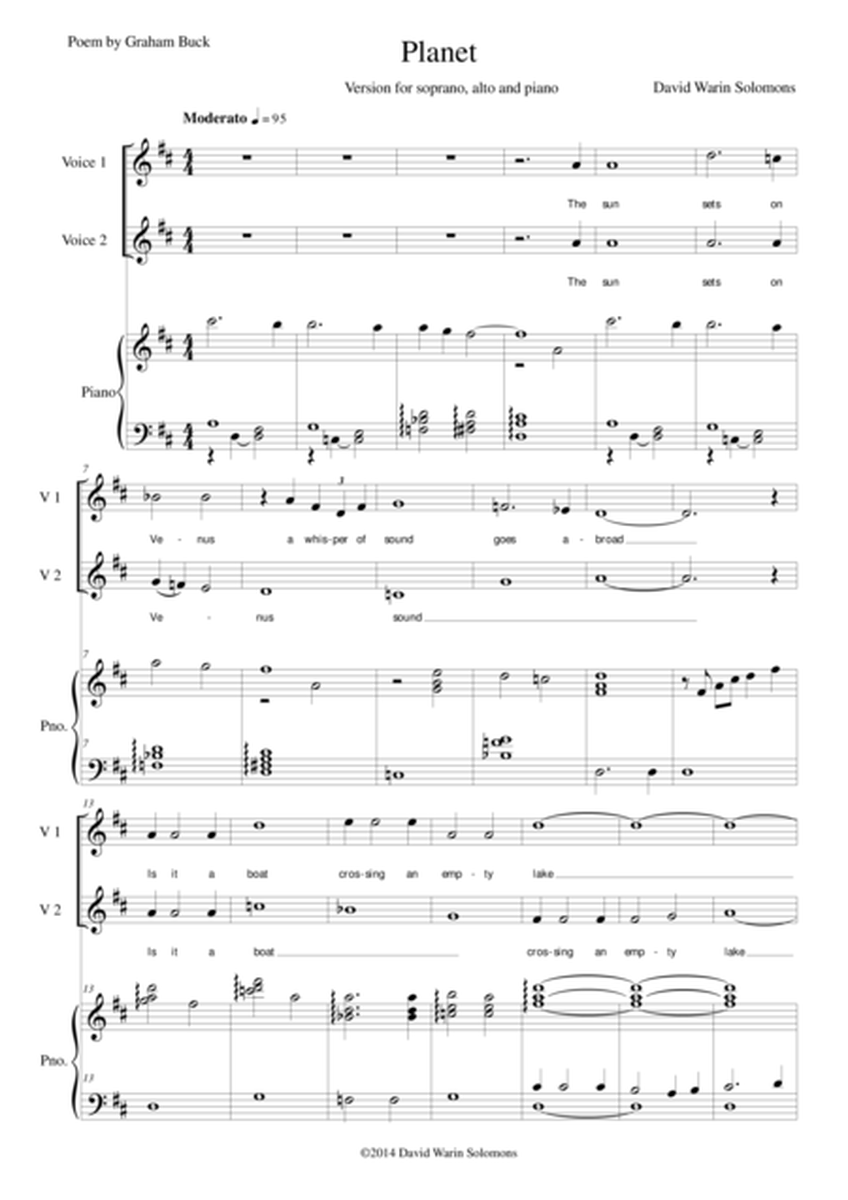 Planet for soprano alto and piano image number null