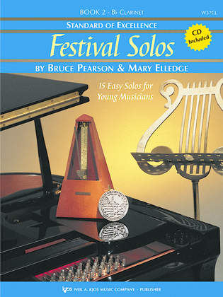 Book cover for Standard of Excellence: Festival Solos Book 2 - Clarinet