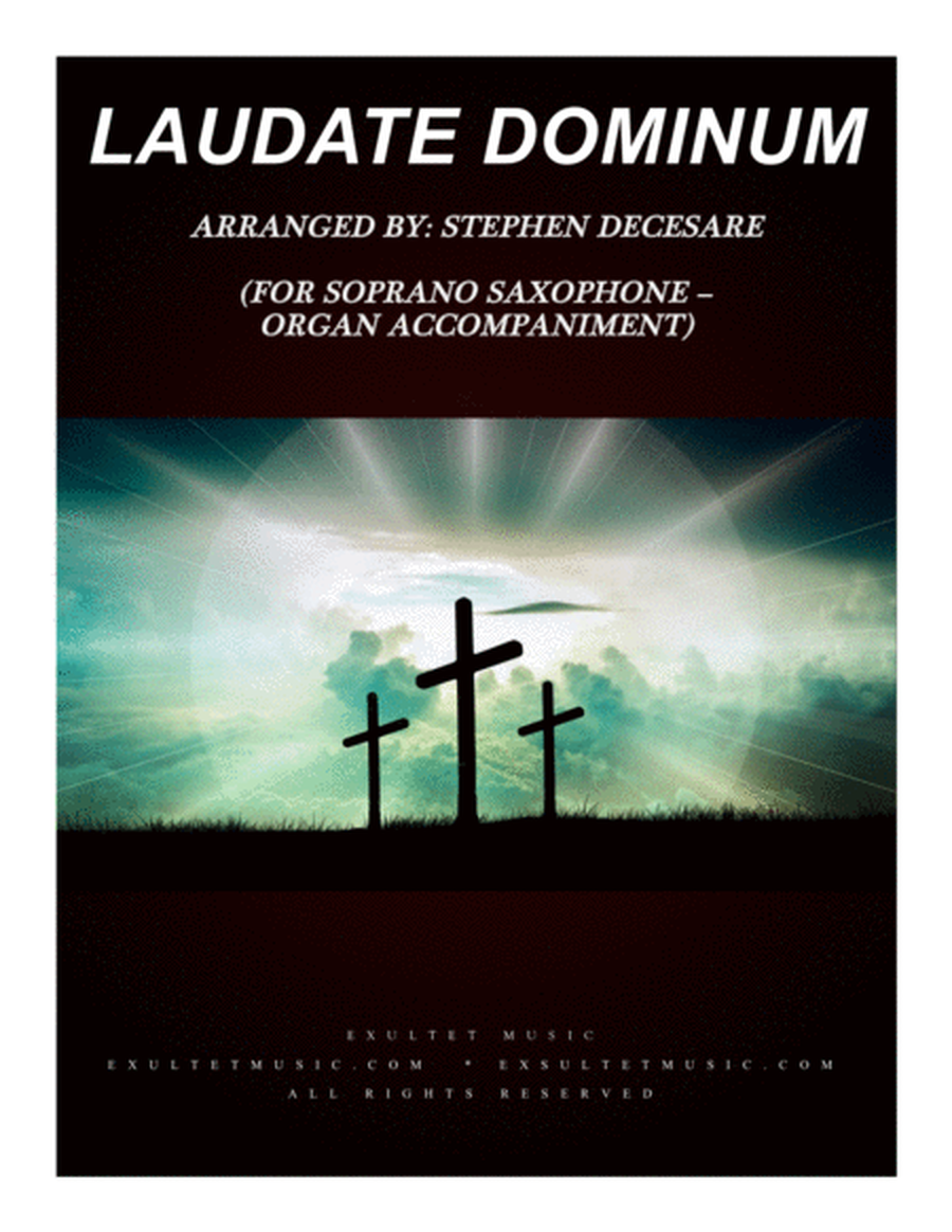 Laudate Dominum (for Soprano Saxophone - Organ Accompaniment) image number null