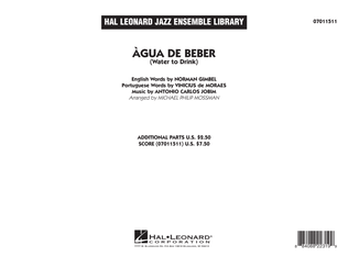 Book cover for Agua de Beber (Water to Drink) - Conductor Score (Full Score)