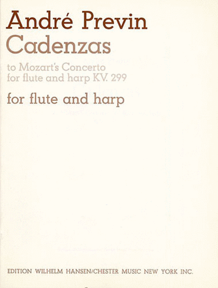 Cadenzas (Concerto For Flute And Harp K.299)