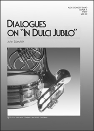 Book cover for Dialogues On In Dulci Jubilo - Score