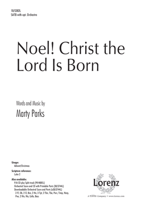Book cover for Noel! Christ the Lord Is Born
