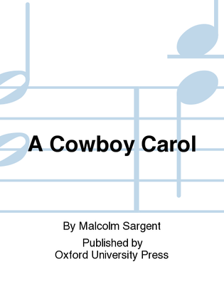 Book cover for A Cowboy Carol