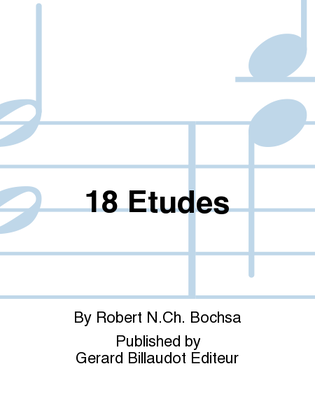 Book cover for 18 Etudes