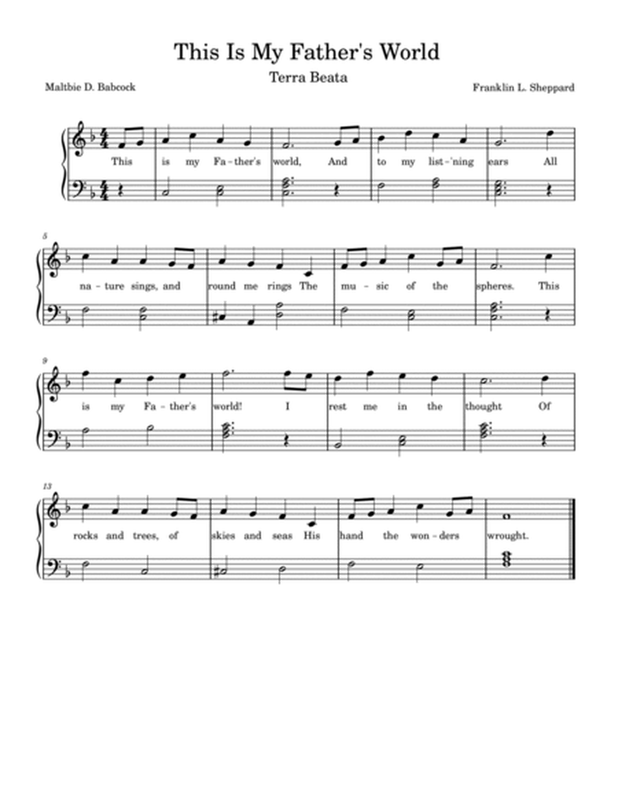 Ten Hymns For Easy Piano image number null