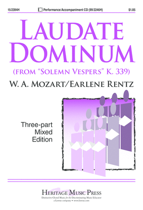 Book cover for Laudate Dominum