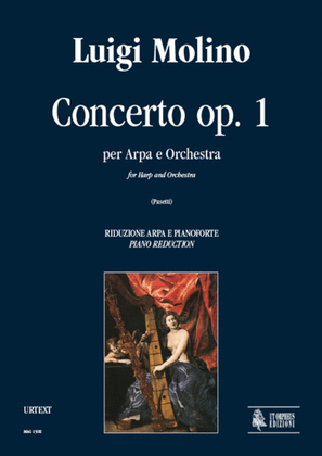 Book cover for Concerto Op. 1 for Harp and Orchestra