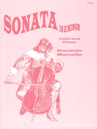 Book cover for Sonata in E minor for Cello and Piano