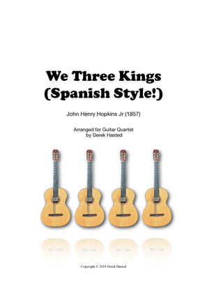 We Three Kings (Spanish Style!) - 4 guitars/large ensemble