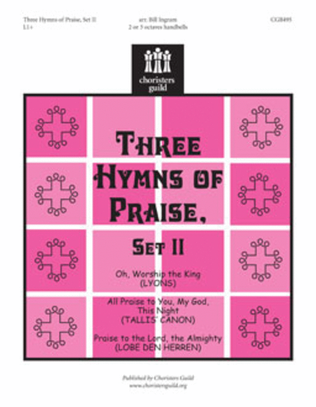 Book cover for Three Hymns of Praise, Set II