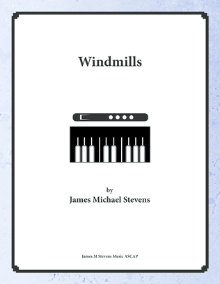 Book cover for Windmills - Flute & Piano