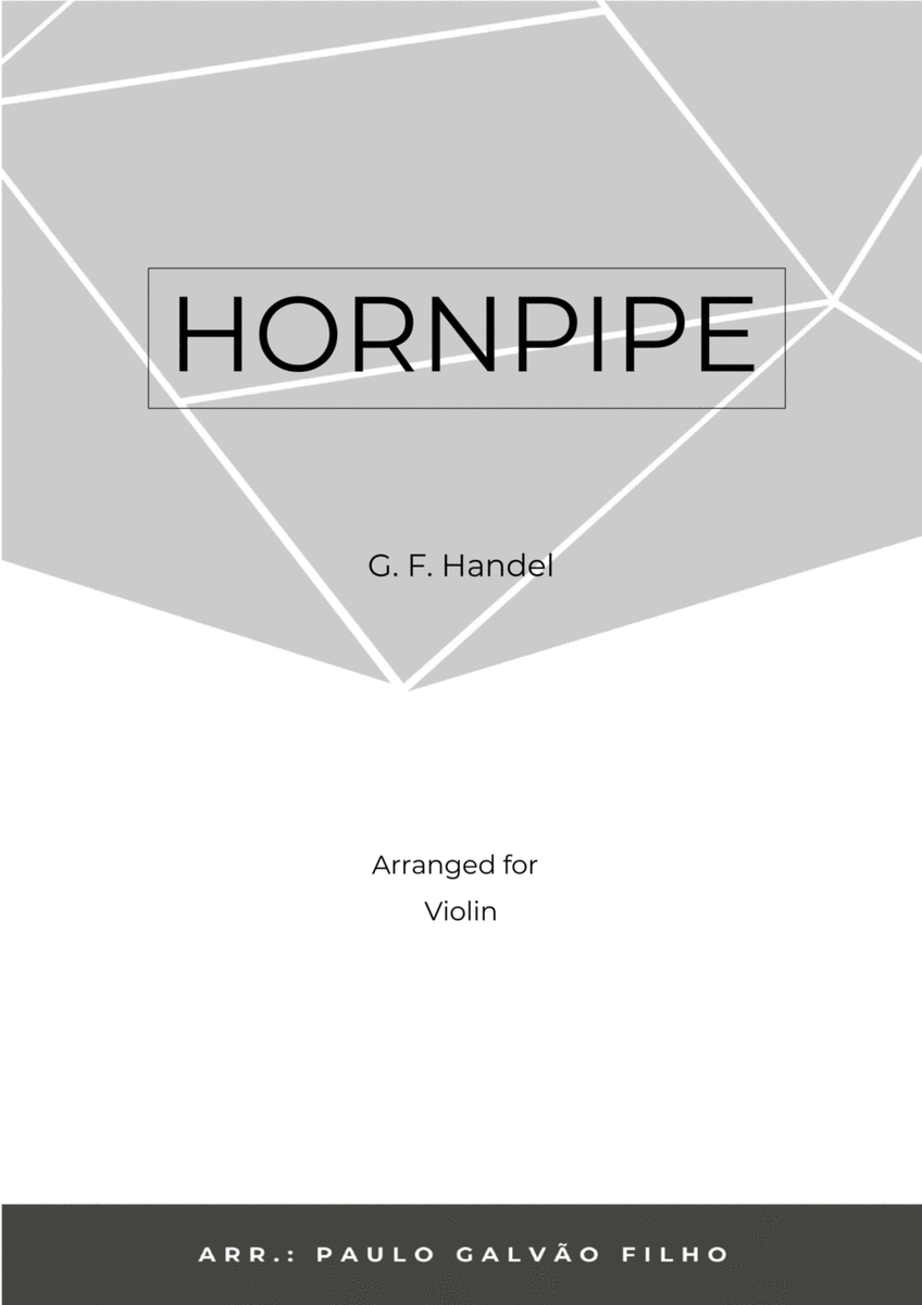 HORNPIPE - HANDEL – VIOLIN SOLO image number null