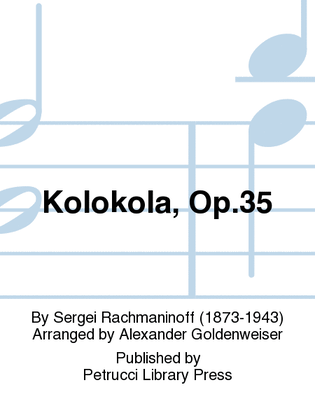 Book cover for Kolokola, Op.35