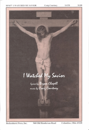 Book cover for I Watched My Savior