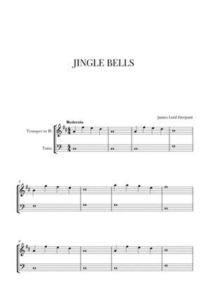 Book cover for Jingle Bells for Trumpet and Tuba