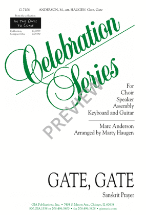 Book cover for Gate, Gate