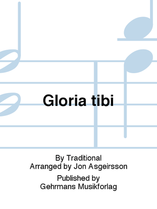 Book cover for Gloria tibi