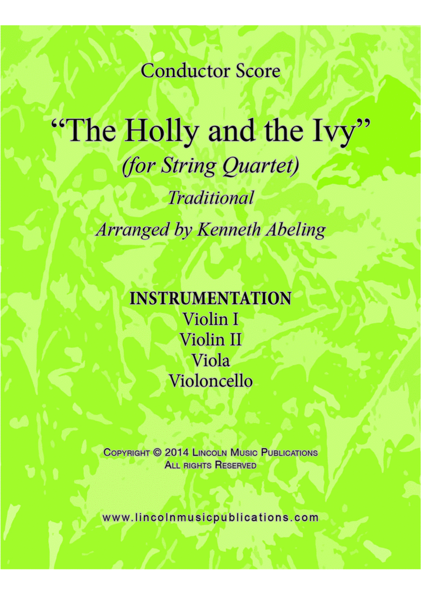 The Holly and the Ivy (for String Quartet) image number null
