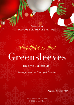 Book cover for Greensleeves - Trumpet Quartet