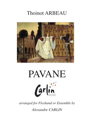 Book cover for Pavane d'Arbeau - for Flexband or Ensemble