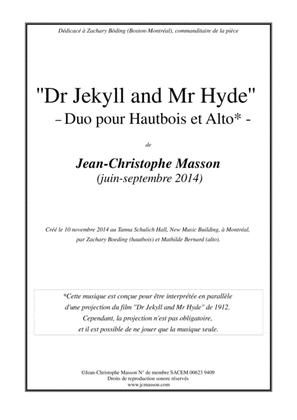 Dr Jekyll and Mr Hyde --- for Oboe and viola --- JCM 2014