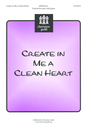 Book cover for Create in Me a Clean Heart