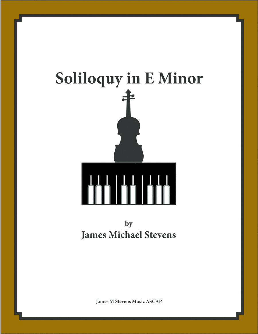 Soliloquy in E Minor - Violin & Piano image number null