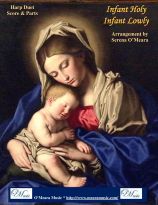 Book cover for Infant Holy, Infant Lowly, Harp Duet