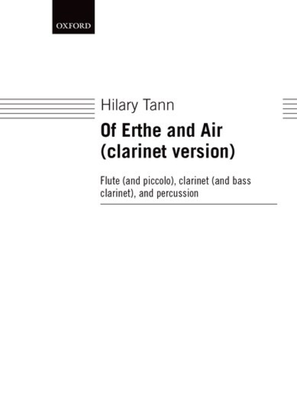 Book cover for Of Erthe and Air (clarinet version)