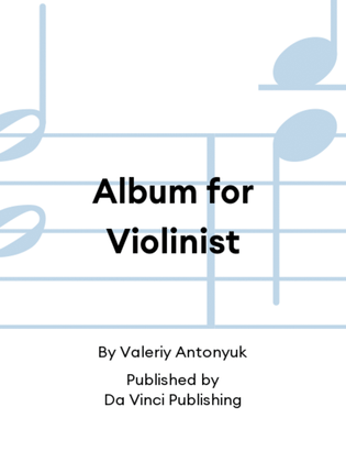 Book cover for Album for Violinist