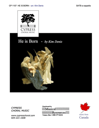 Book cover for He is Born