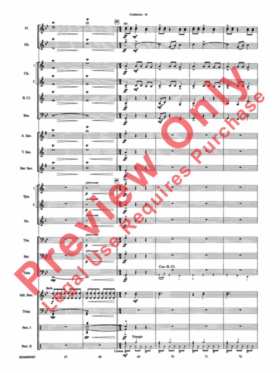 The Great Locomotive Chase by Robert W. Smith Concert Band - Sheet Music