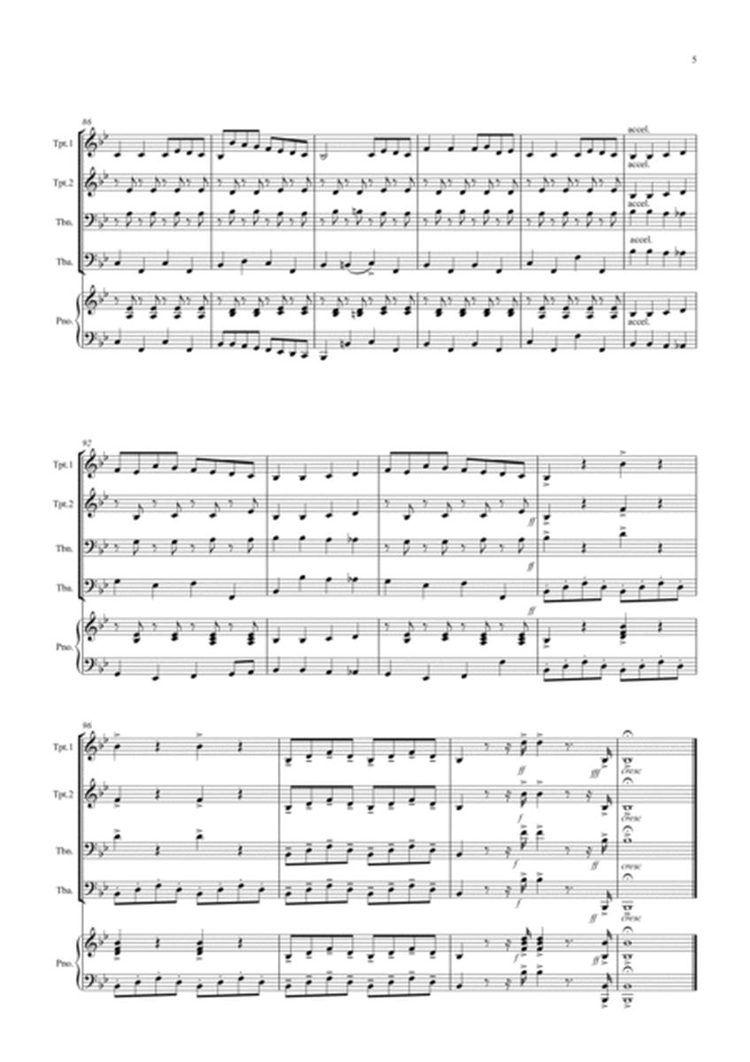 2 Classical Favourites for Brass Quartet (volume two) by David Burndrett Brass Quartet - Digital Sheet Music