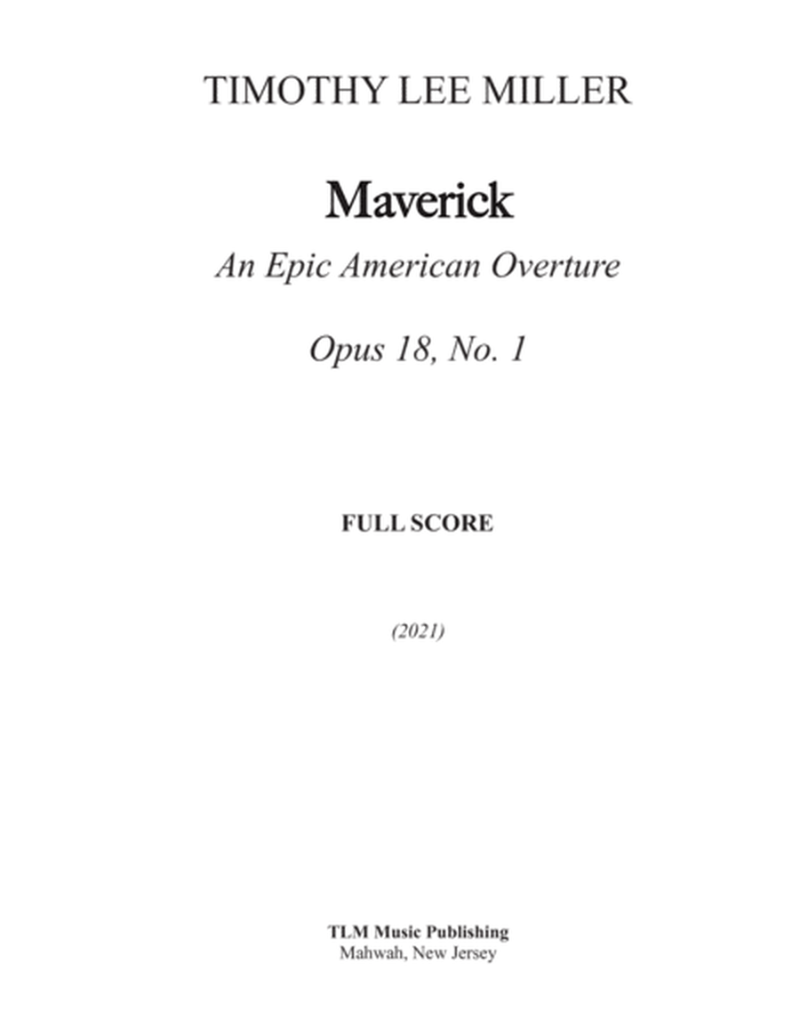 Maverick: An Epic American Overture image number null