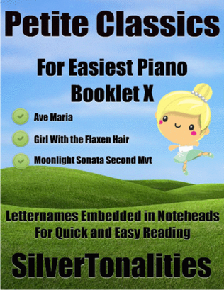 Book cover for Petite Classics for Easiest Piano Booklet X