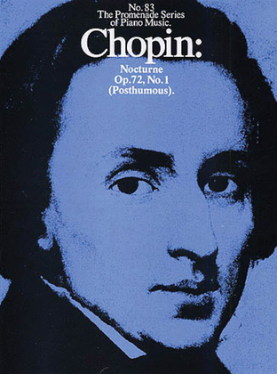 Book cover for Frederic Chopin: Nocturne In E Minor Op.72 No.1