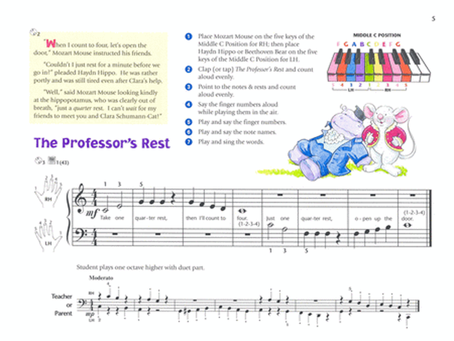 Music for Little Mozarts Music Lesson Book, Book 3 image number null