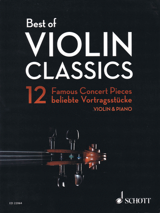 Book cover for Best of Violin Classics