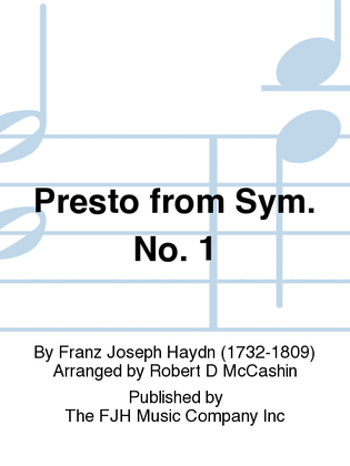 Presto from Sym No 1