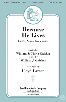 Book cover for Because He Lives