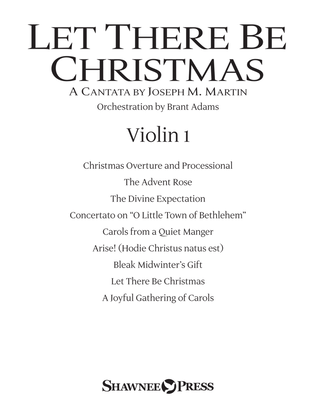 Book cover for Let There Be Christmas Orchestration - Violin 1