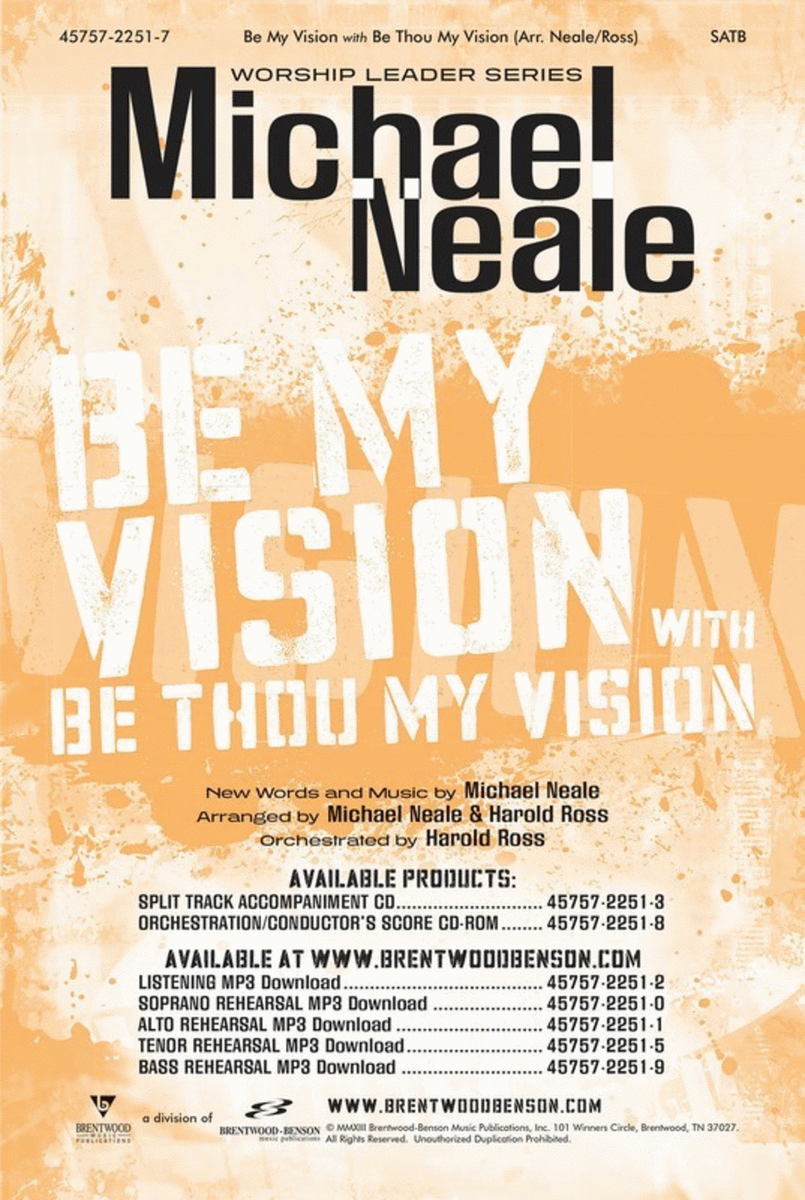 Be My Vision Satb