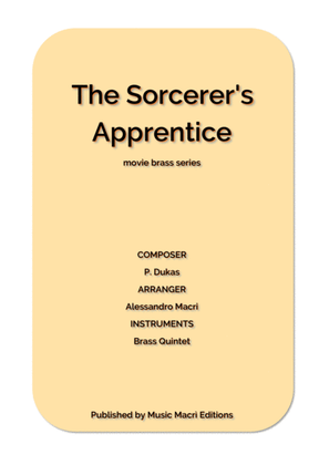 Book cover for The Sorcerer's Apprentice Movie Brass Series