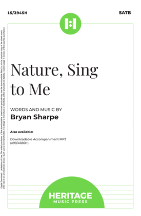 Book cover for Nature, Sing to Me