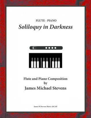 Book cover for Soliloquy in Darkness - Flute & Piano