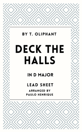 Book cover for Deck the Halls - Lead Sheet - D Major