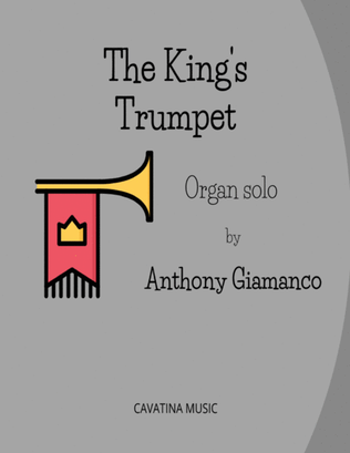 Book cover for THE KING'S TRUMPET - organ solo